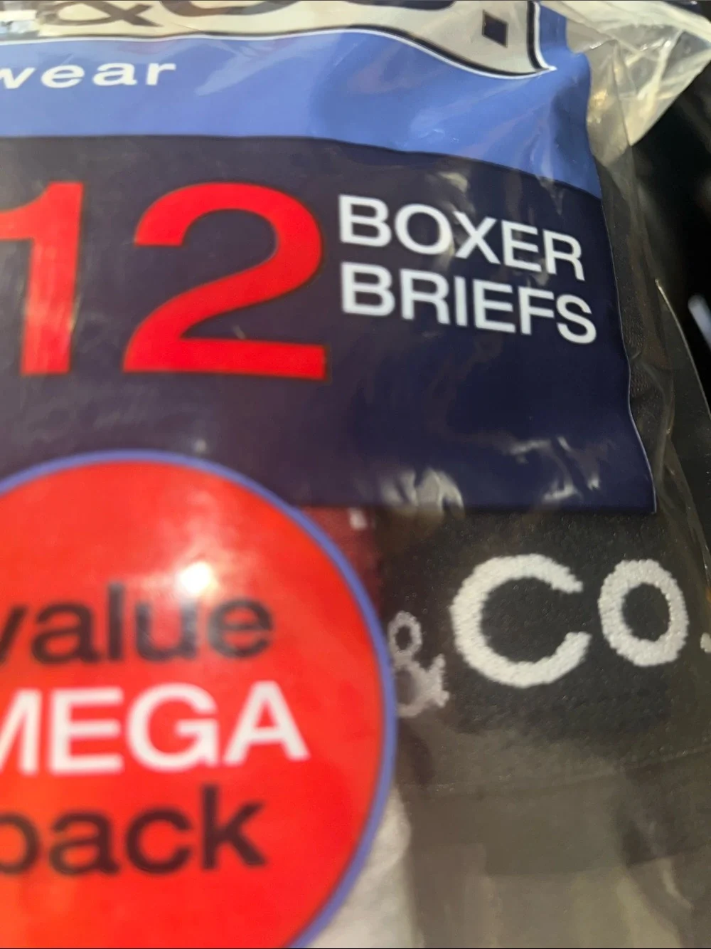 Men's Red Boxer Briefs - Comfort Waistband (12-Pack)